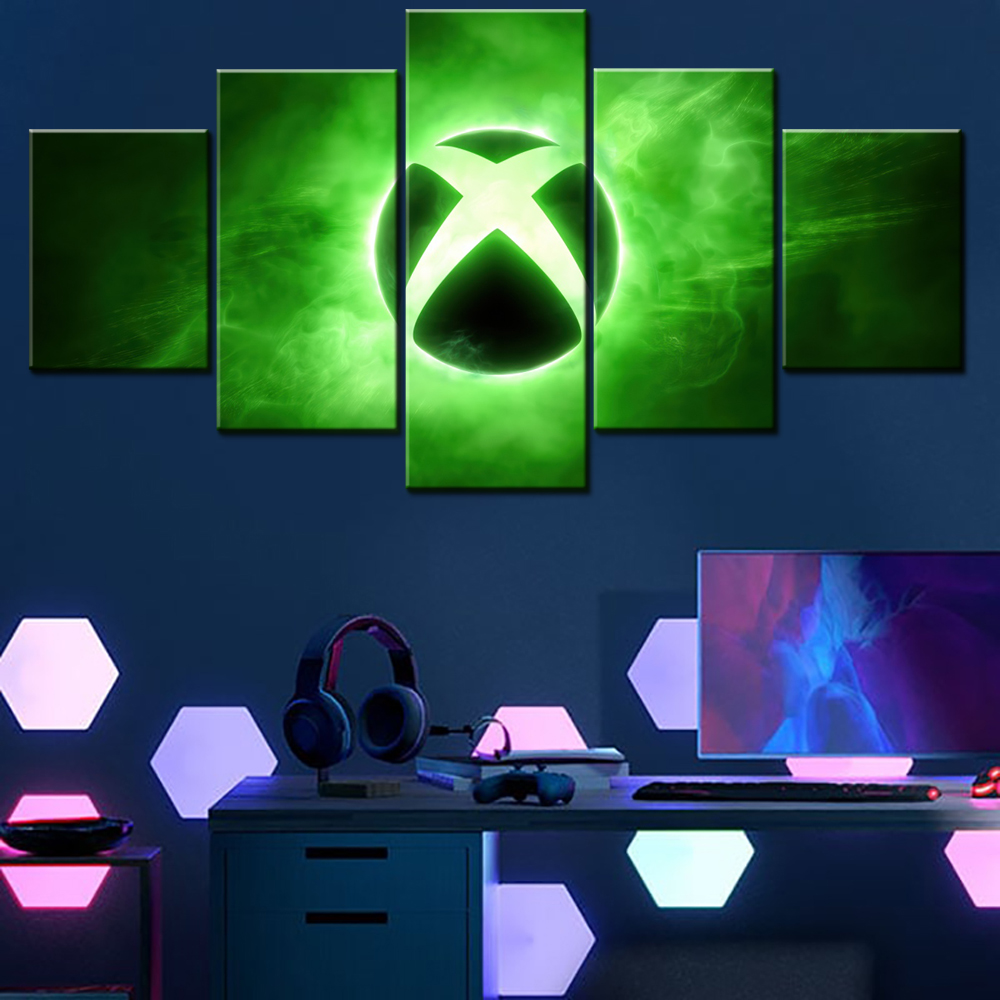 Home Decor Xbox Games - 5 peças lona artes de parede