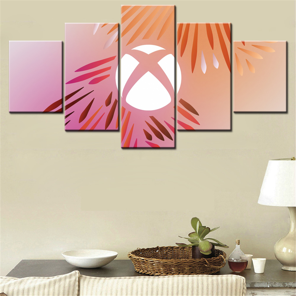 Home Decor Xbox Games - 5 peças lona artes de parede