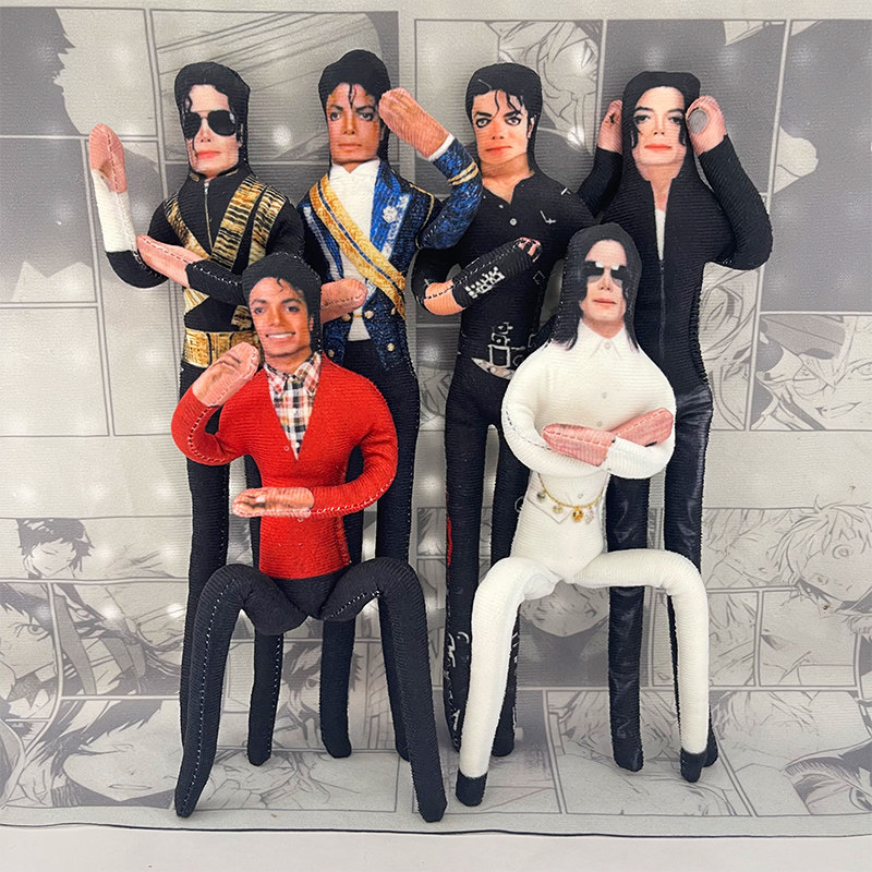 Home Decor Unique Items - Boneco de Pelúcia Articulado Michael Jackson: