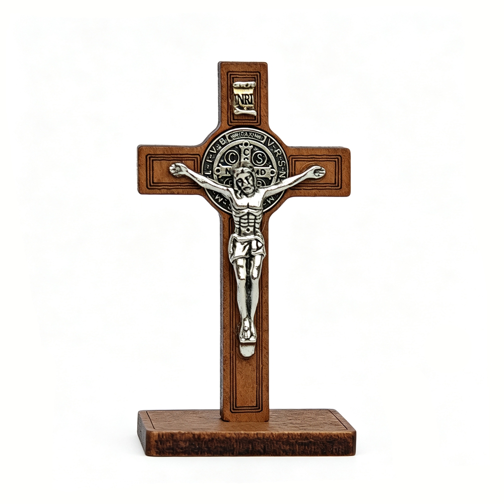 Home Decor Unique Items - Crucifixo de Madeira de São Bento