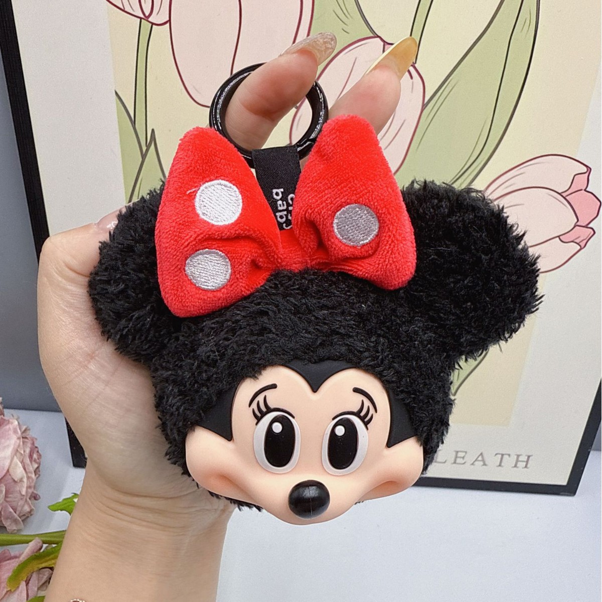 Home Decor Zen - Mickey minnie boneca de pelúcia chaveiro