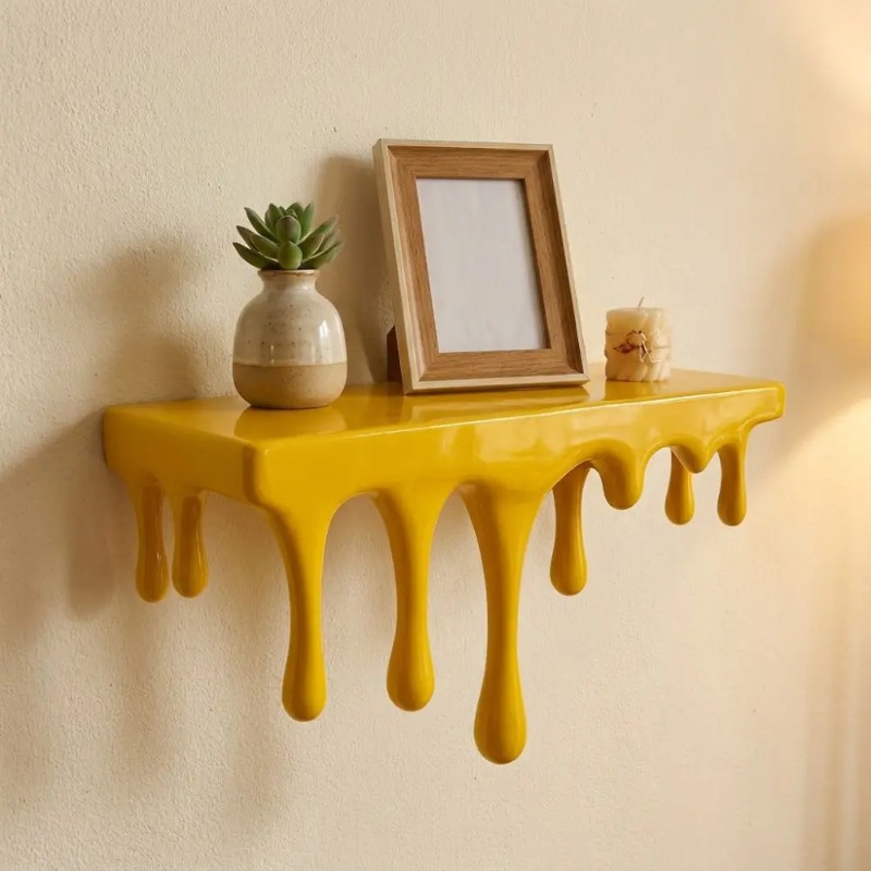 Floating Shelves - Prateleira Flutuante Decorativa 3D Impressa em