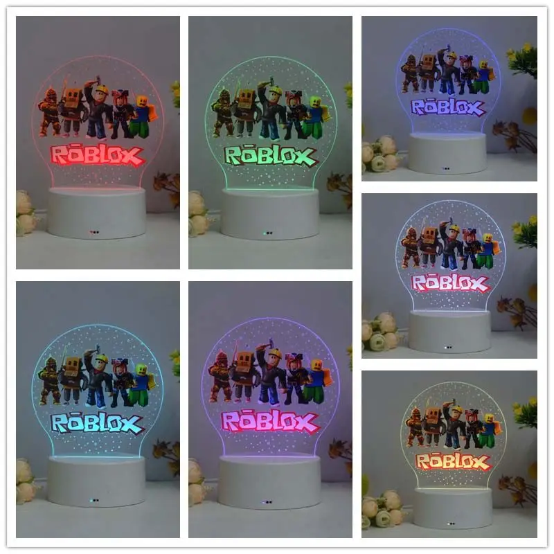 Home Decor Etsy - Luminária Noturna 3D USB Roblox: Decoração
