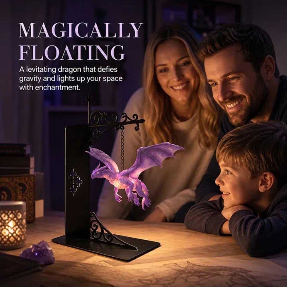 Floating Shelves - Luminária de Estante com Dragão Flutuante,