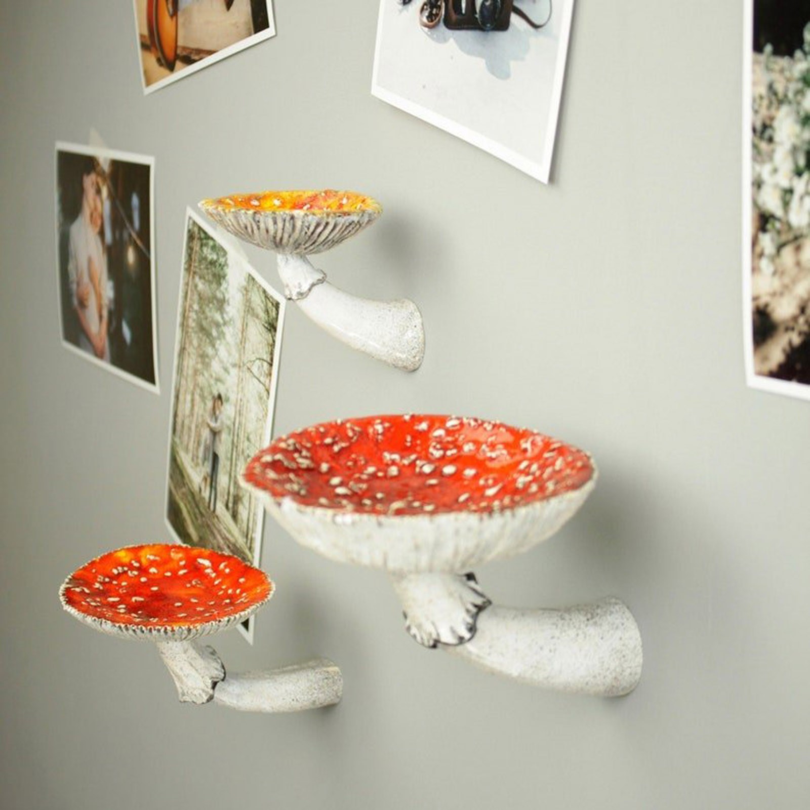 2024 criativo resina cogumelo- - Floating Shelves avaliação e preço
