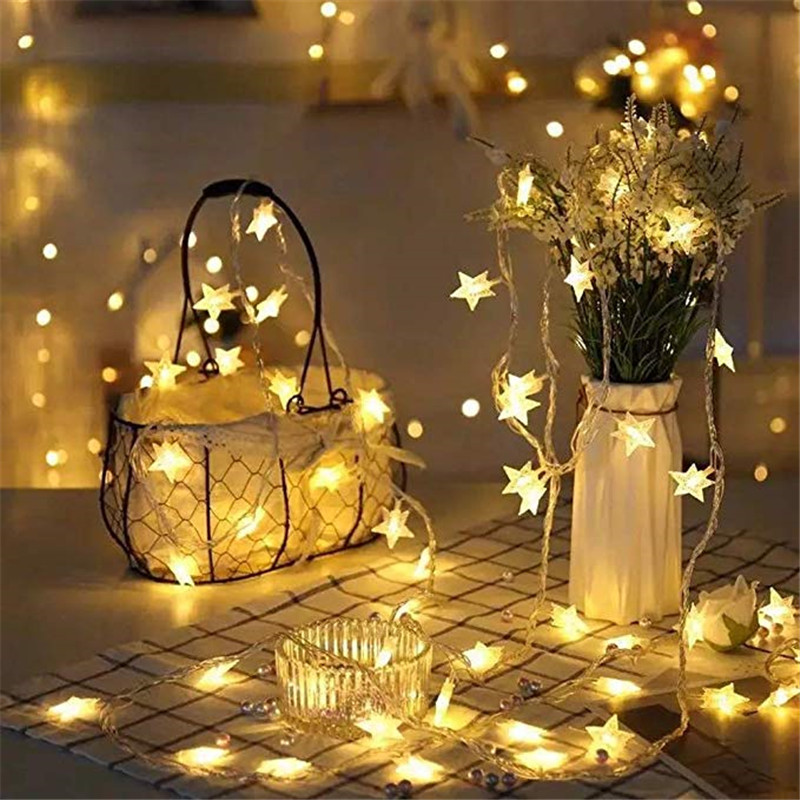 6m 40led luzes decoração ao ar - String Curtain Light avaliação e preço