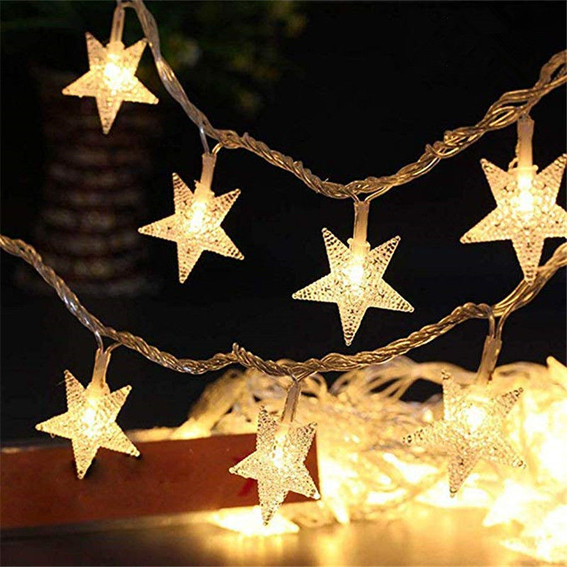 6m 40led luzes decoração ao ar - String Curtain Light avaliação e preço