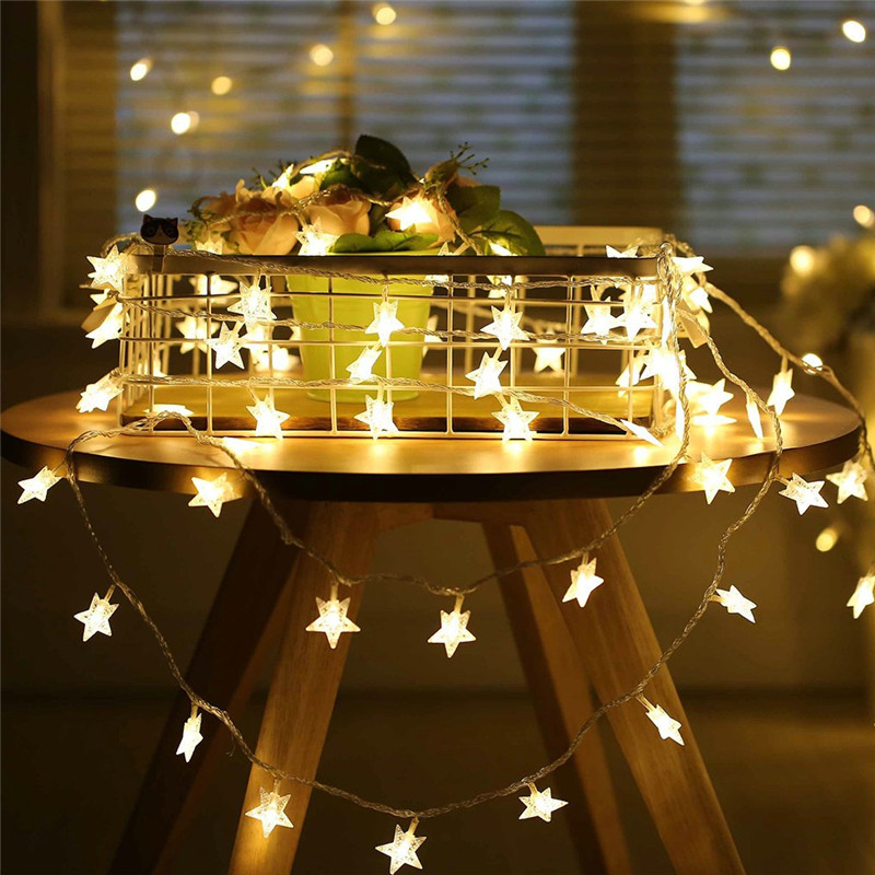 6m 40led luzes decoração ao ar - String Curtain Light avaliação e preço