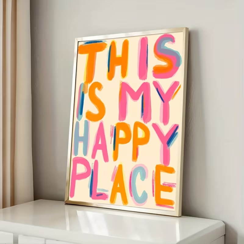 Arte de parede moderna com cit - Home Decor Aesthetic avaliação e preço