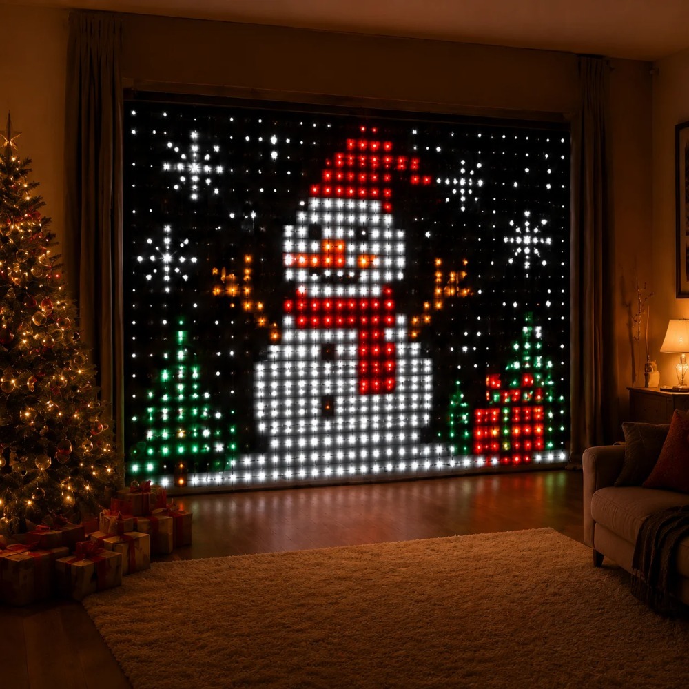 Luzes de Cortina LED Pixel com - String Curtain Light avaliação e preço