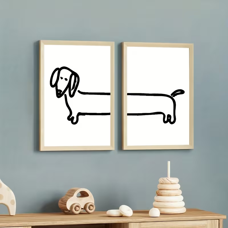 2 peças de arte moderna para p - Home Decor Aesthetic avaliação e preço