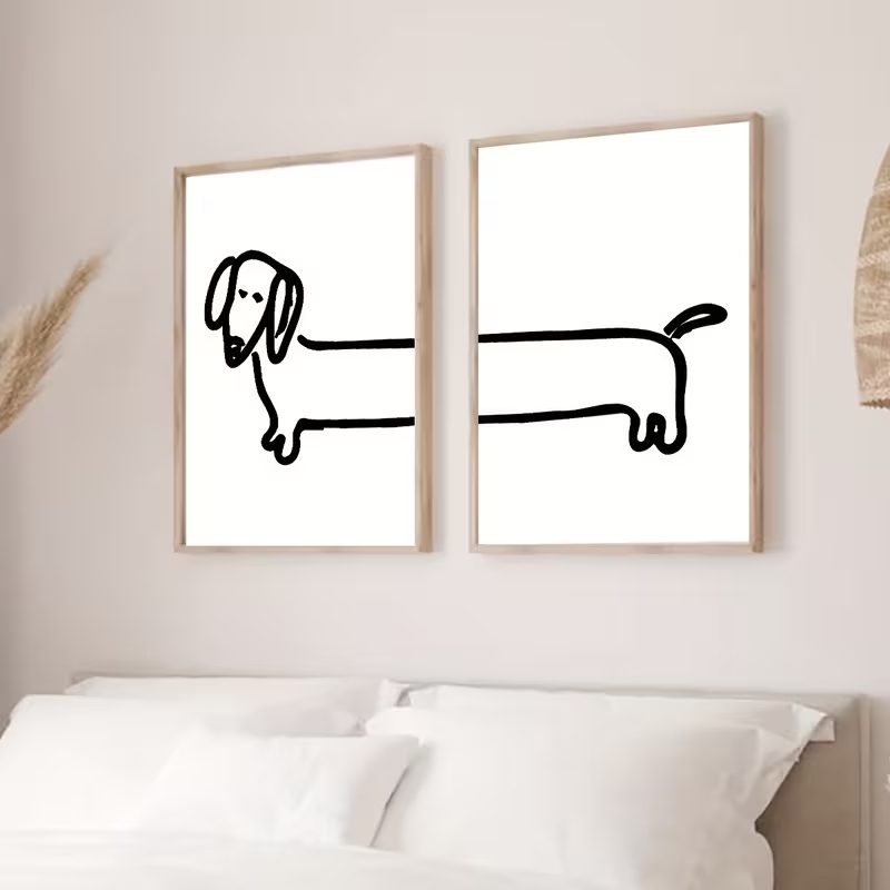 2 peças de arte moderna para p - Home Decor Aesthetic avaliação e preço