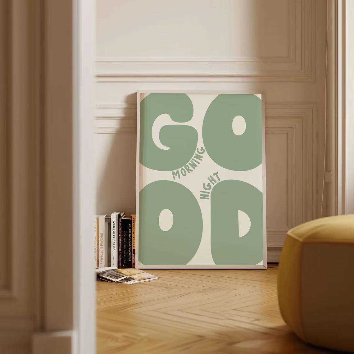 Arte de parede moderna com cit - Home Decor Aesthetic avaliação e preço