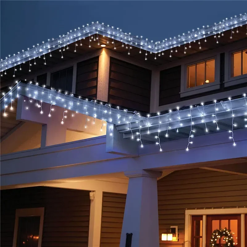Luzes de natal decoração ao ar - String Curtain Light avaliação e preço
