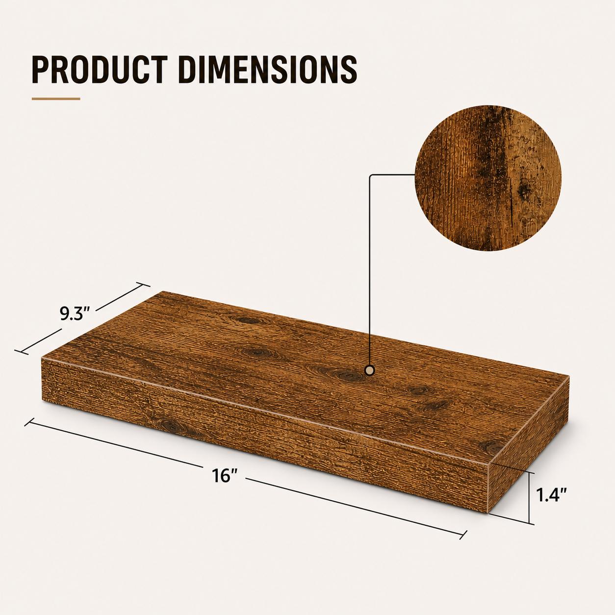 2 Prateleiras Flutuantes de Ma - Floating Shelves avaliação e preço