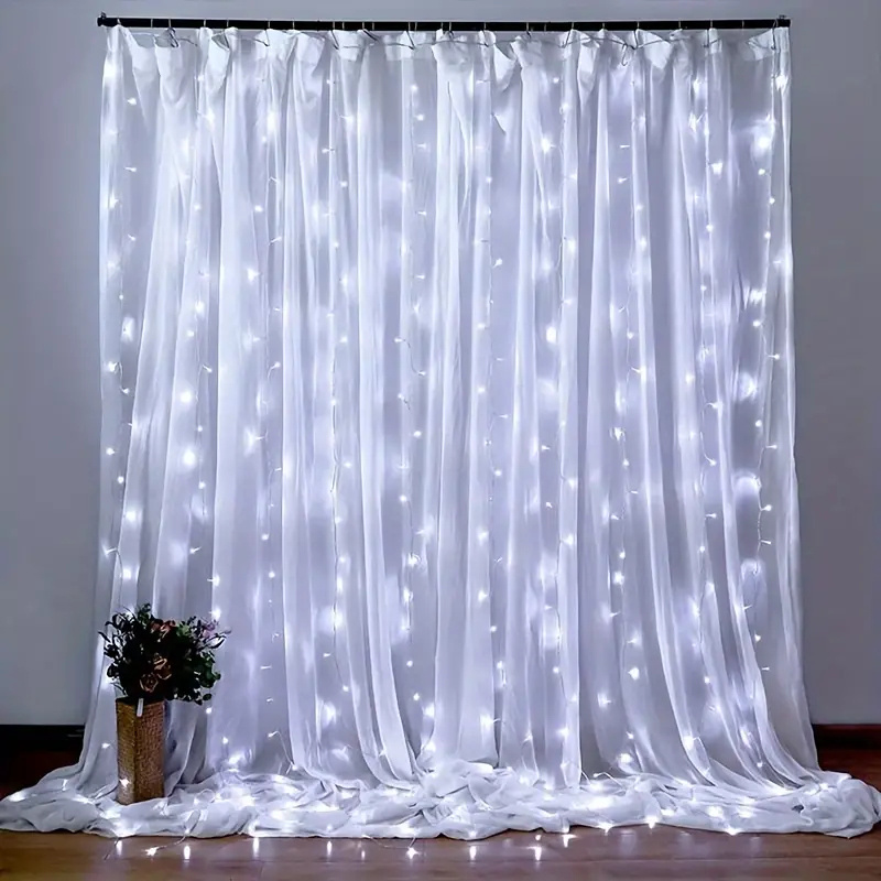 Luzes de Cortina LED USB para  - String Curtain Light avaliação e preço