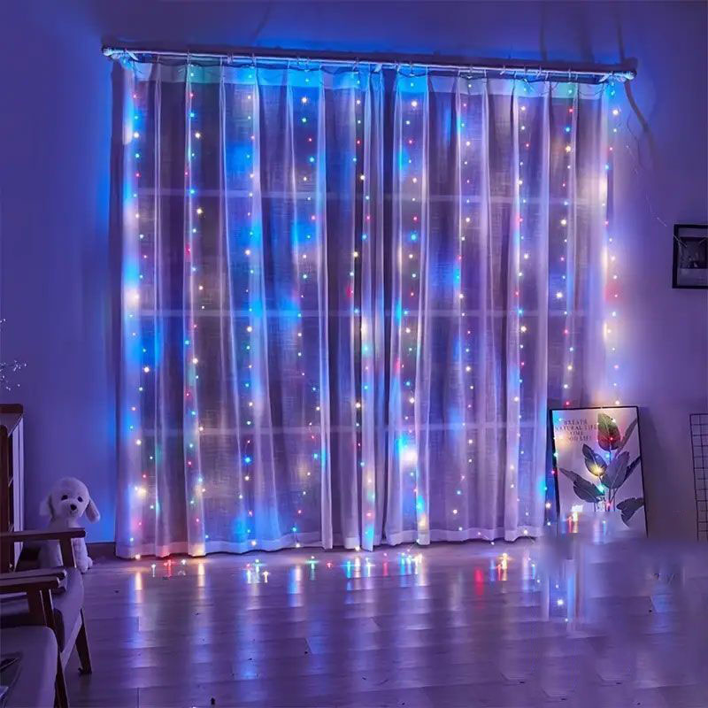 Luzes de Cortina LED USB para  - String Curtain Light avaliação e preço