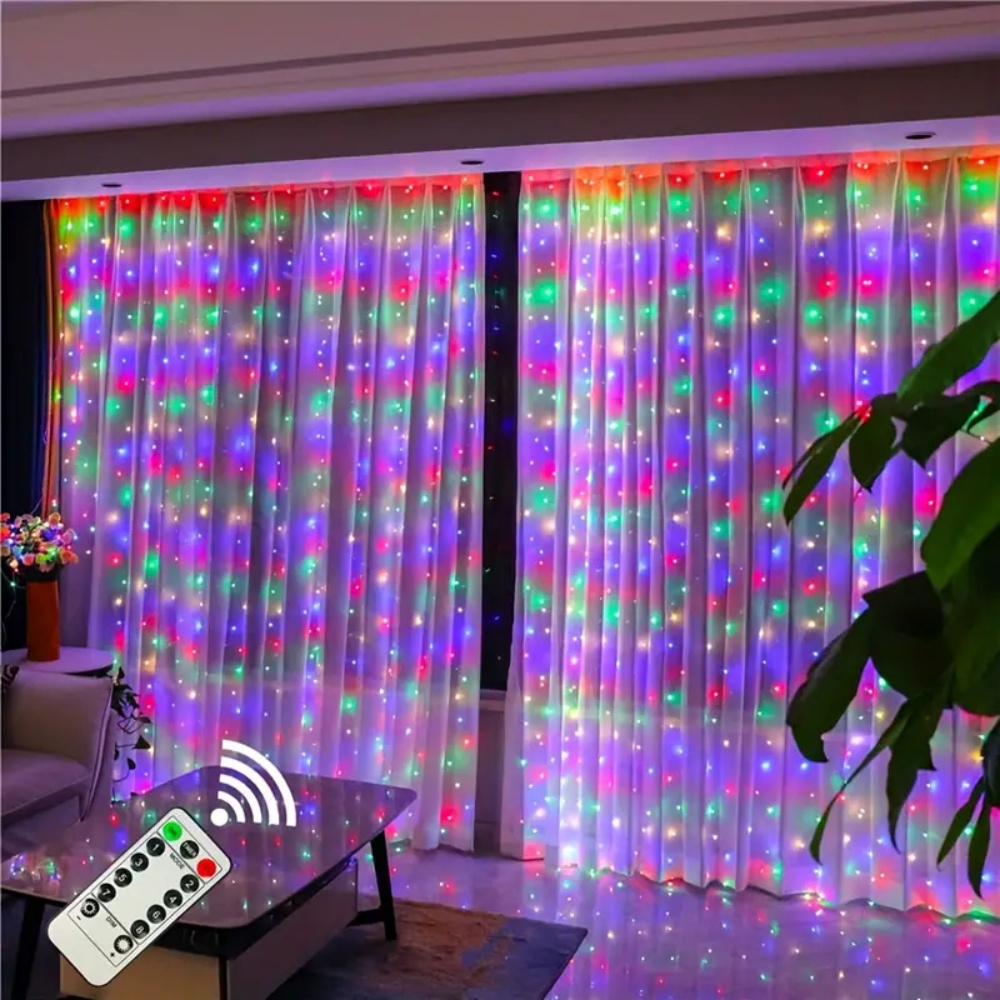 Luzes de Cortina LED com Contr - String Curtain Light avaliação e preço