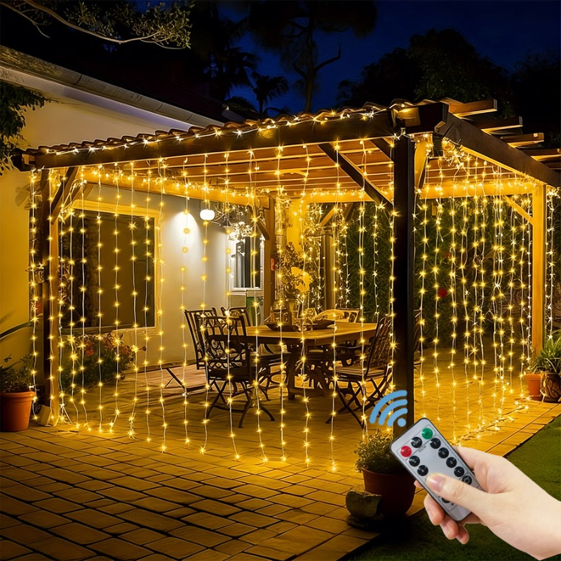 Luzes de Cortina LED de 3/4/6m - String Curtain Light avaliação e preço