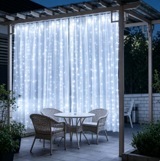 Cortina de Luzes LED USB 3Mx3M - String Curtain Light avaliação e preço