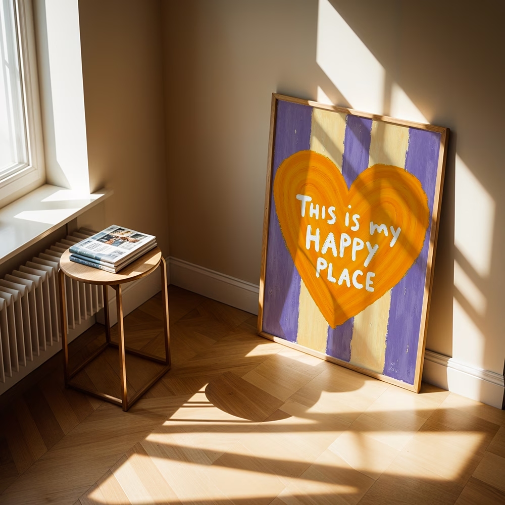 Arte de parede moderna e retrô - Home Decor Aesthetic avaliação e preço