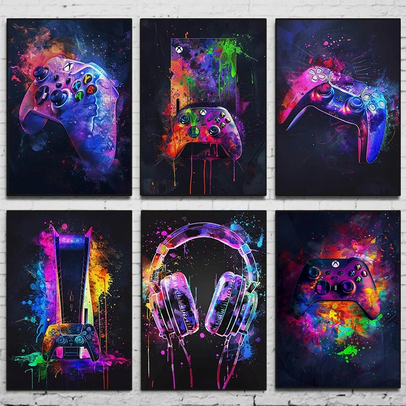 Pôsteres de Jogos de Vídeo em  - Home Decor Xbox Games avaliação e preço