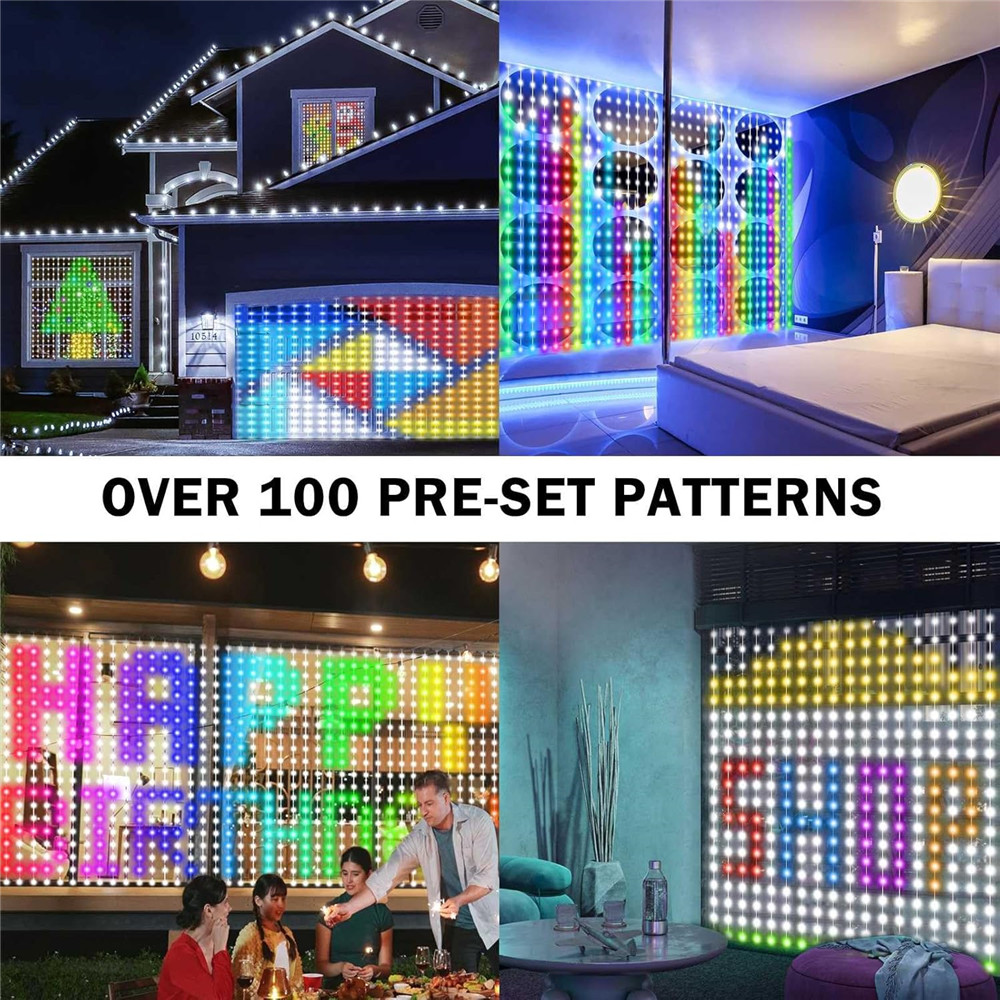 1/2 pçs 400led luzes de cortin - String Curtain Light avaliação e preço