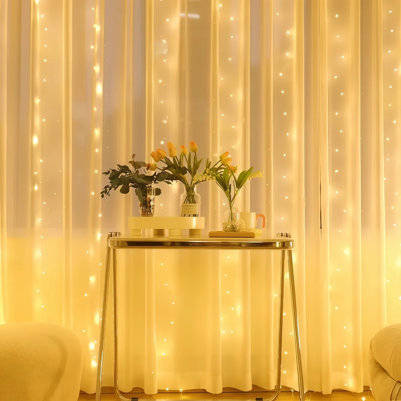Luzes de Fada LED a Bateria 30 - String Curtain Light avaliação e preço